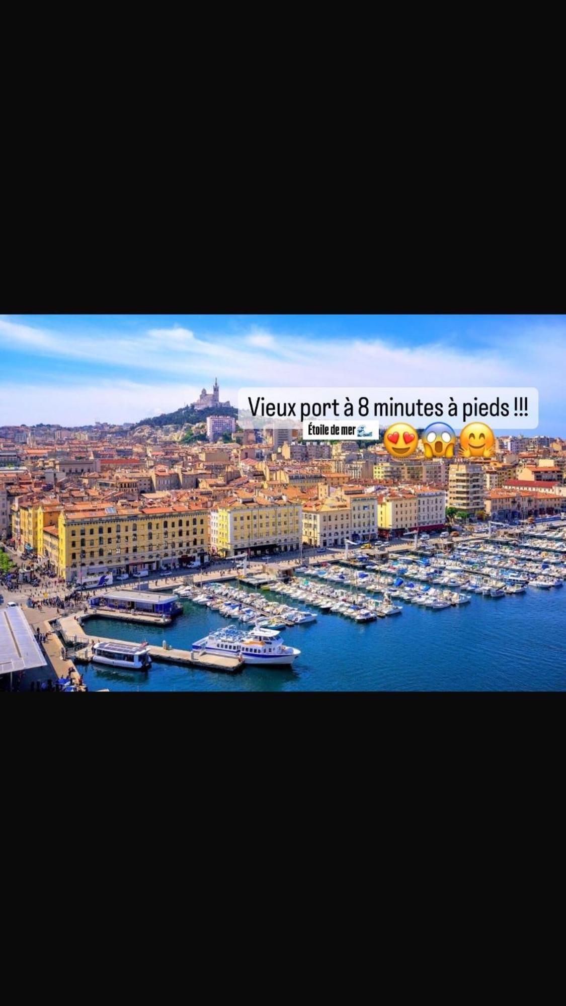 Etoile De Mer Magnifique Studio Deco Plage Et Sable Fin, Votre Sejour A Marseille Commence Ici, Centre-Ville Ngoại thất bức ảnh